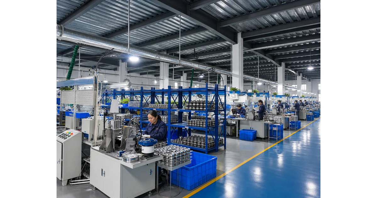Manogauge factory production environment for industrial pressure gauge manufacturing