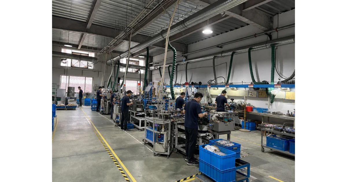 Manogauge factory production environment for industrial pressure gauge manufacturing