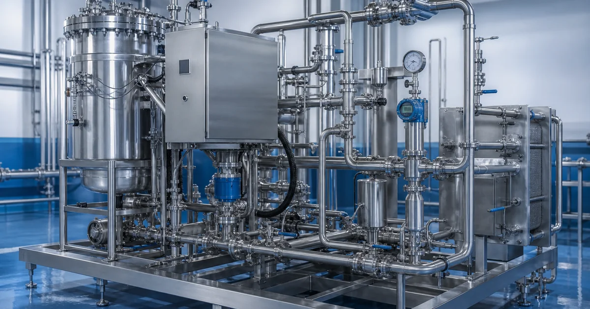 Clean steam pressure gauge selection for pharmaceutical SIP skid